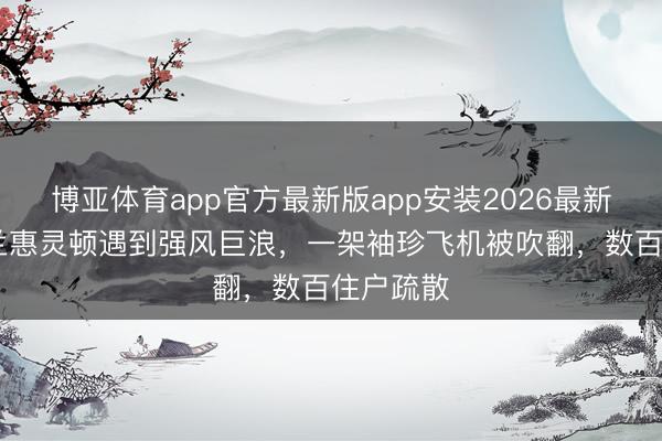 博亚体育app官方最新版app安装2026最新版 新西兰惠灵顿遇到强风巨浪，一架袖珍飞机被吹翻，数百住户疏散